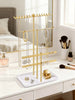 Jewelry Stand Holder Organizer,Necklace Holder Gold Jewelry Stand Displays With Hanging Storage For Necklace, Bracelet, Earrings, Rings
